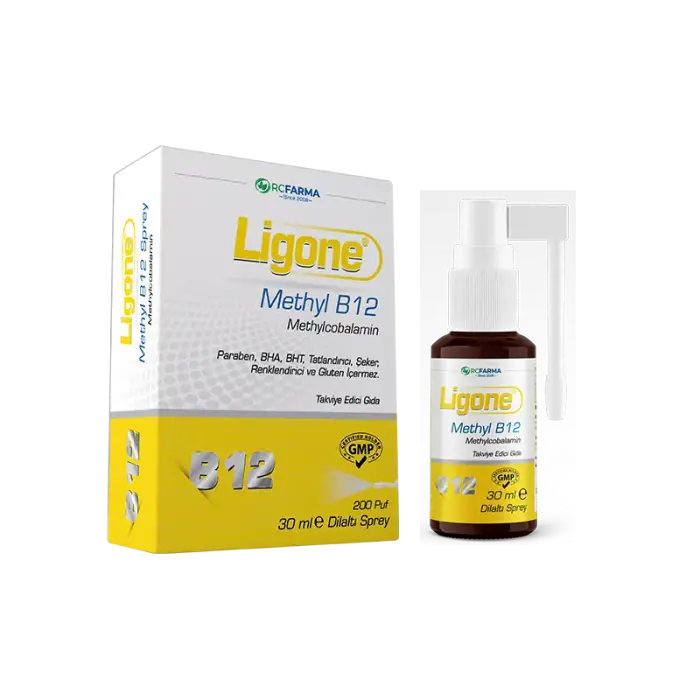 Ligone Methyl B12 Methylcobalamin Dilaltı Sprey 30 ml - 1
