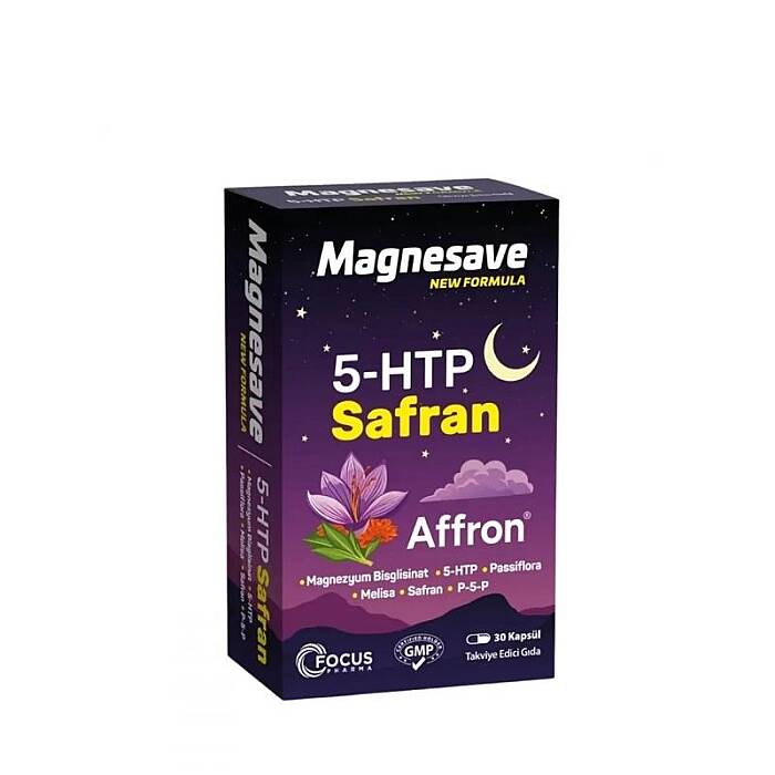 Magnesave 5-HTTP Safran 30 Kapsül - 1