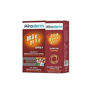 Miraderm Bit Bit Şampuan 150 ml + Bit Bit Sprey 100 ml  - Miraderm