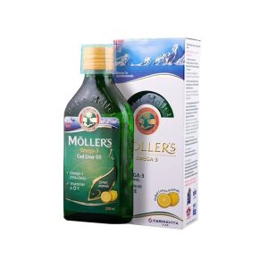 Möller's Omega-3 Balık Yağı Şurubu Limon Aromalı 250 ml - Möllers