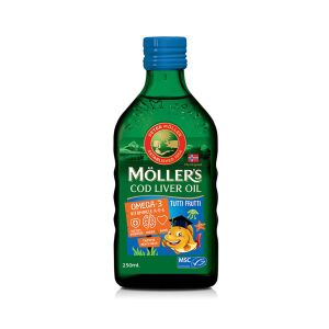 Möller's Omega-3 Balık Yağı Şurubu Tutti Frutti Aromalı 250 ml - Möllers