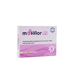Motiflor AS Probiyotik 15 Emme Tablet - Abfen Farma