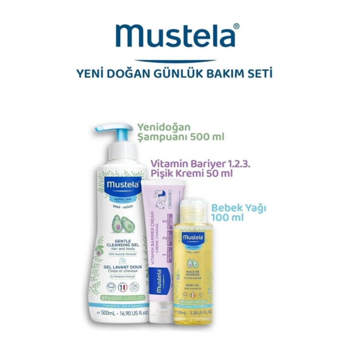 Mustela Bebek Günlük Çözüm Seti - 1