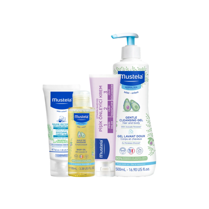 Mustela Doğal Içerikli Günlük Bebek Bakım Seti - 1