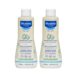 Mustela Gentle Göz Yakmayan Papatya Özlü Bebek Şampuanı 500 ml x2 Adet - Mustela
