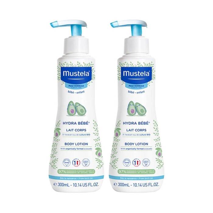 Mustela Hydra Bebe Vücut Losyonu 300 ml x2 Adet - 1