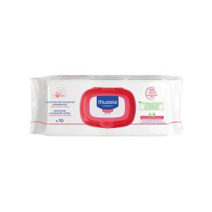 Mustela Soothing Parfüm İçermeyen Islak Mendil 70 Yaprak - Mustela