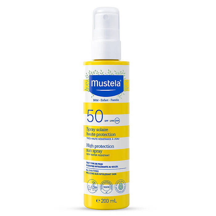 Mustela SPF50+ Çok Yüksek Koruma Faktörlü Güneş Spreyi 200 ml - 1