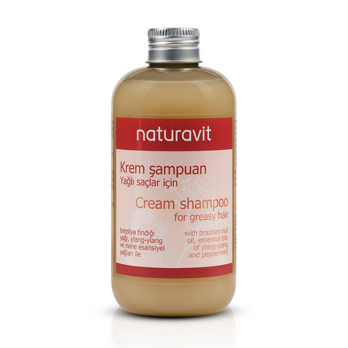 Naturavit Yağlı Saçlar İçin Krem Şampuan 250 ml - 1