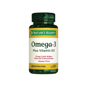 Nature's Bounty Omega-3 Plus Vitamin D3 60 Yumuşak Jelatin Kapsül - Nature's Bounty