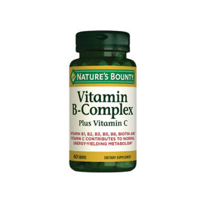Nature's Bounty Vitamin B-Complex Plus Vitamin C 60 Tablet - Nature's Bounty