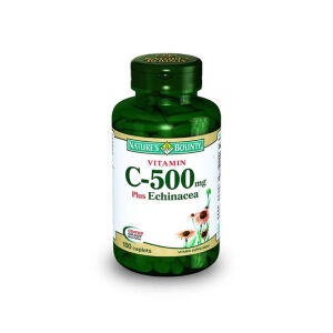 Nature's Bounty Vitamin C-500 mg Plus Echinacea 100 Kaplet - Nature's Bounty