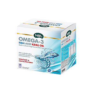 NBL Omega-3 Fish and Krill Oil 100 Kapsül - NBL
