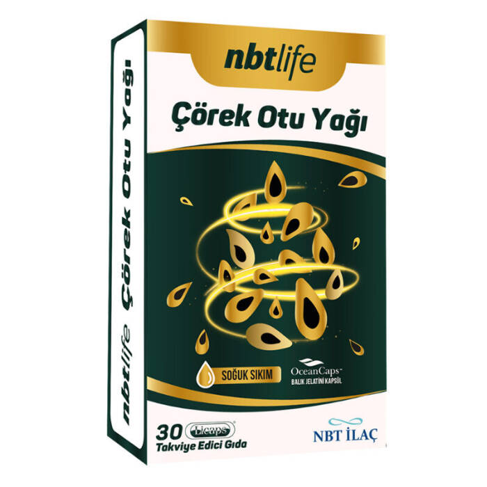 NBT Life Çörekotu Yağı 30 Kapsül - 1