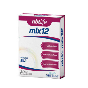 NBT Life Mix Vitamin B12 30 Kapsül - NBT Life 