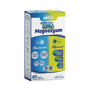 NBT Life Time Magnezyum 60 Kapsül - NBT Life