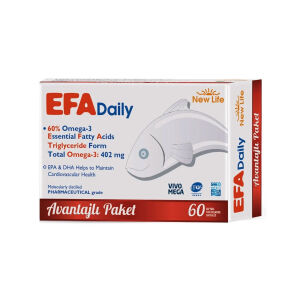 New Life EFA Daily 60 Yumuşak Kapsül - New Life