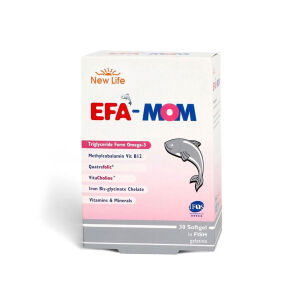 New Life EFA Mom 30 Yumuşak Kapsül - New Life 