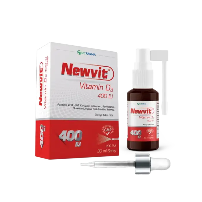 Newvit Vitamin D3 400 IU Sprey 30 ml - 1