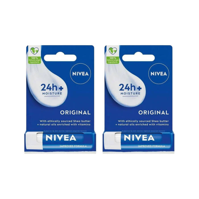 Nivea Original Dudak Bakım Kremi 4.8 gr x 2 Adet - 1