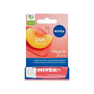 Nivea Peach Shine Şeftali Dudak Bakım Kremi 4.8 gr - Nivea