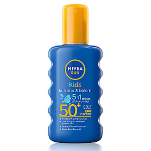 Nivea Sun Kids Koruma & Bakım Çocuklar İçin Çok Yüksek Güneş Koruyucu Sprey SPF50+ 200 ml - Nivea