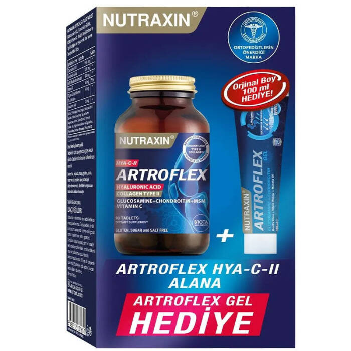 Nutraxin Artroflex HYA-C-II 90 Tablet + Extra Gel Hediye - 1