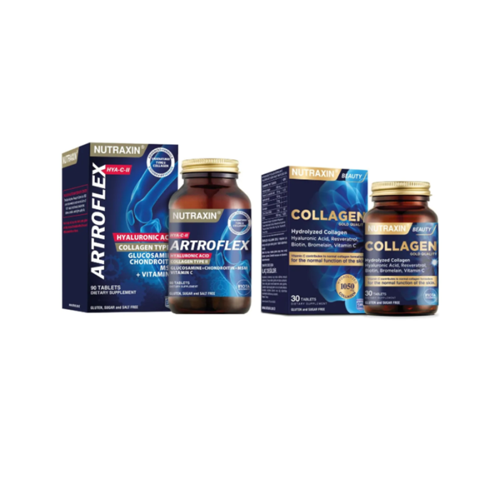 Nutraxin Artroflex HYA-C-II 90 Tablet + Nutraxin Collagen 30 Tablet - 1