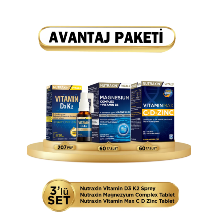 Nutraxin Avantaj Paketi 3'lü Set - 1 - 1