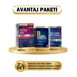 Nutraxin Avantaj Paketi 3'lü Set - 3 - Nutraxin