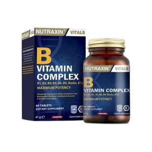 Nutraxin B Complex Vitamin 60 Kapsül - Nutraxin