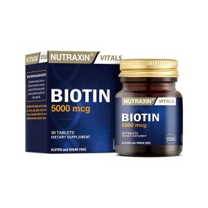 Nutraxin Biotin 5000 mg 30 Tablet - Nutraxin