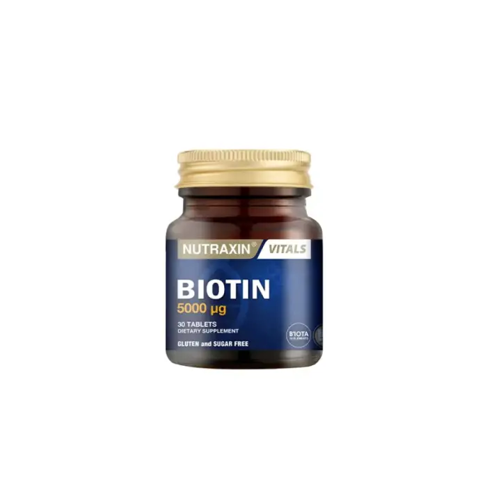 Nutraxin Biotin 5000 mg 30 Tablet x2 Adet - 2