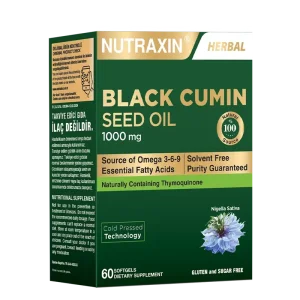 Nutraxin Çörek Otu Yağı 1000 mg 60 Kapsül - Nutraxin