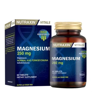 Nutraxin Magnesium 250 mg 60 Tablet - Nutraxin