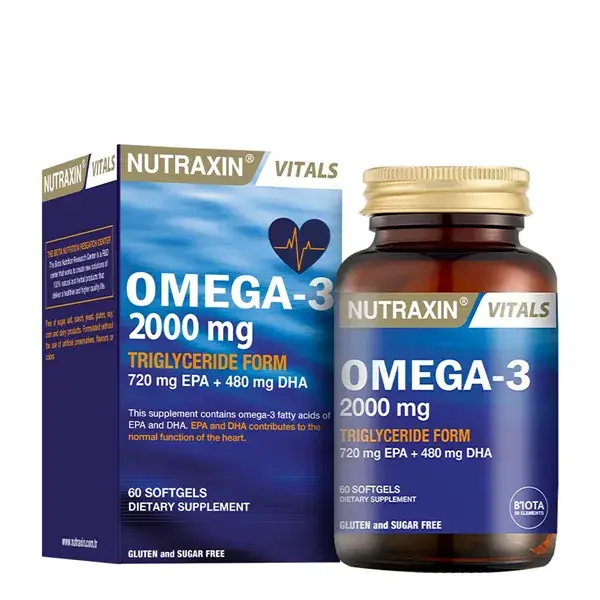 Nutraxin Omega-3 2000 mg 60 Kapsül - 1
