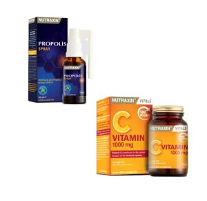 Nutraxin Propolis Boğaz Spreyi 30 ml + Nutraxin Vitamin C 1000 mg 30 Tablet - 2