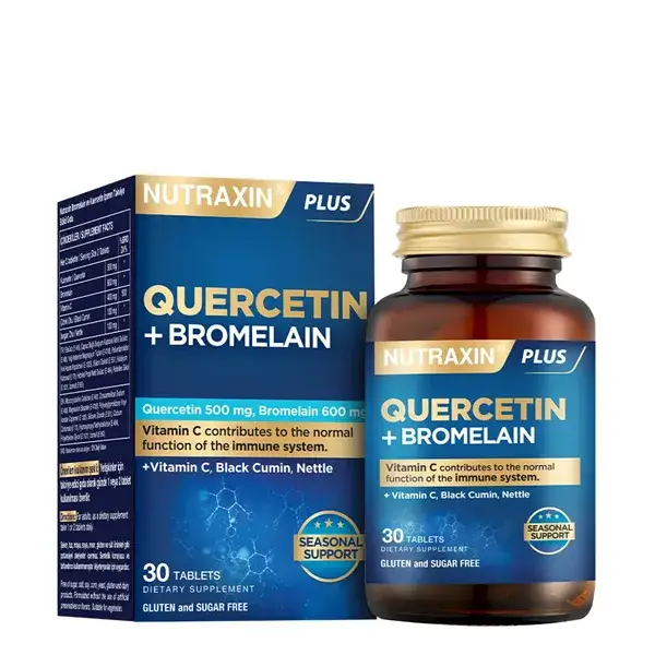 Nutraxin Quercetin + Bromelain 30 Tablet - 1