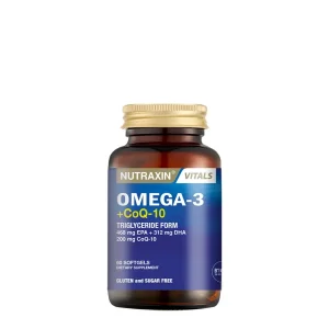 Nutraxin Vitals Omega-3 + Co-Q10 60 Softgel - 2