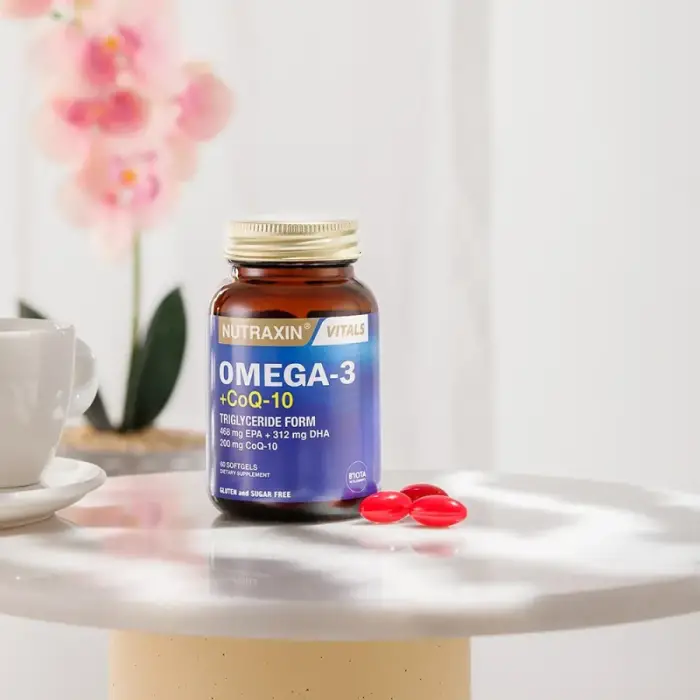 Nutraxin Vitals Omega-3 + Co-Q10 60 Softgel - 3