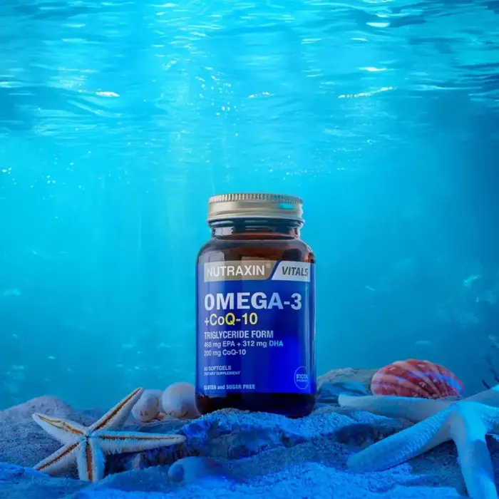 Nutraxin Vitals Omega-3 + Co-Q10 60 Softgel - 4