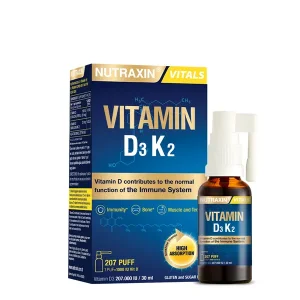 Nutraxin Vitamin D3 K2 Sprey 30 ml - Nutraxin
