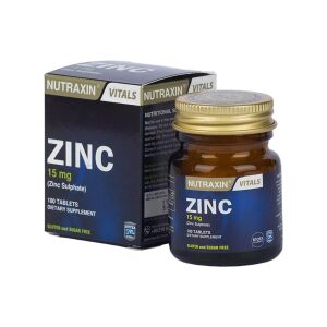 Nutraxin Zinc Sulphate 15 mg 100 Tablet - Nutraxin