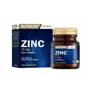 Nutraxin Zinc Sulphate 15 mg 100 Tablet - Nutraxin