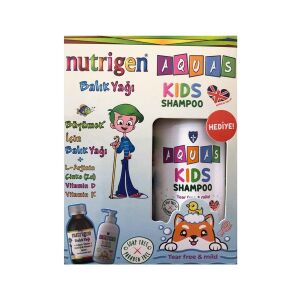 Nutrigen Balık Yağı Şurubu 200 ml + Aquas Kids Şampuan 250 ml Hediyeli - Nutrigen