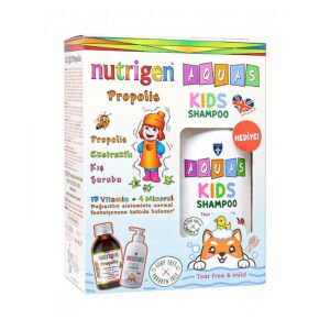 Nutrigen Propolis Şurup 200 ml + Aquas Kids Şampuan 250 ml Hediyeli - Nutrigen