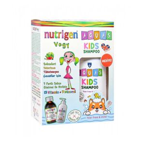 Nutrigen Vegy Şurup 200 ml + Aquas Kids Şampuan 250 ml Hediyeli - Nutrigen