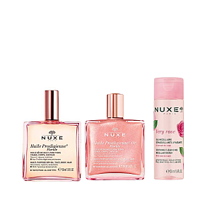 Nuxe Çok Amaçlı Çiçek Kokulu Kuru Yağ Seti - Micellar Su Hediyeli - Nuxe