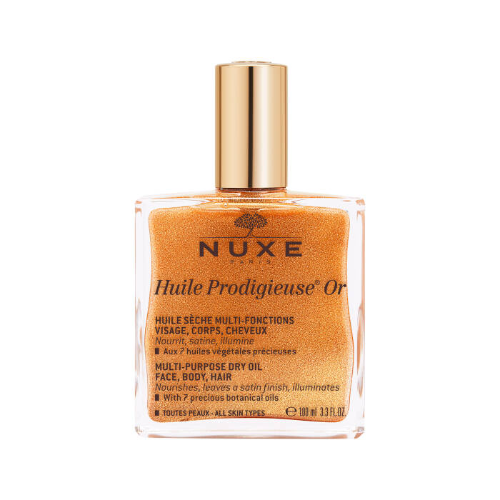 Nuxe Huile Prodigieuse Or Altın Parıltılı Çok Amaçlı Kuru Yağ (Yüz, Vücut, Saç) 100 ml - 1