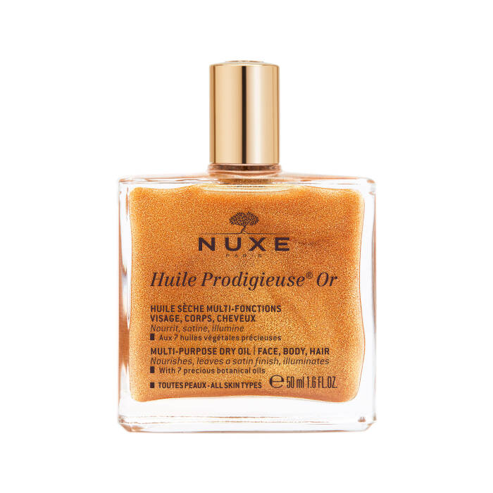 Nuxe Huile Prodigieuse Or Altın Parıltılı Çok Amaçlı Kuru Yağ (Yüz, Vücut, Saç) 50 ml - 1
